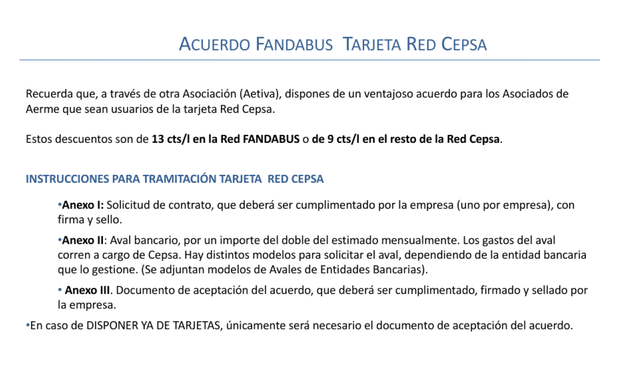 Acuerdo Fandabus Noticias